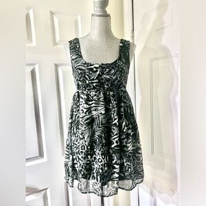 Darling babydoll Animal print dress